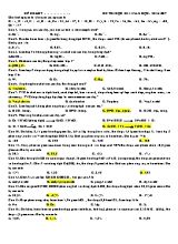 Đề thi học kỳ 1 môn Hóa học Khối 12 - Năm học 2016-2017